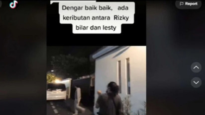 VIDEO Keributan Lesti dan Rizky Billar di Rumah Viral, Terdengar Teriakan Kasar