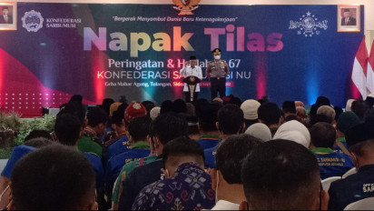 Wakil Presiden KH Ma'ruf Amin Hadiri Napak Tilas, Peringatan Harlah Ke-67 Konfederasi Sarikat Buruh Muslimin Indonesia