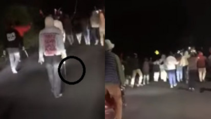 Viral Video Gangster Beramai-ramai Bawa Senjata Tajam di Jalan Raya, Menuai Sorotan Netizen