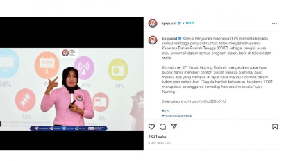 KPI Minta Lembaga Penyiaran Tidak Menjadikan Pelaku KDRT Sebagai Pengisi Acara