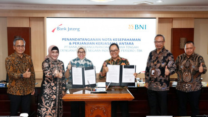 Perluas Sinergi, BNI Gandeng Bank Jateng