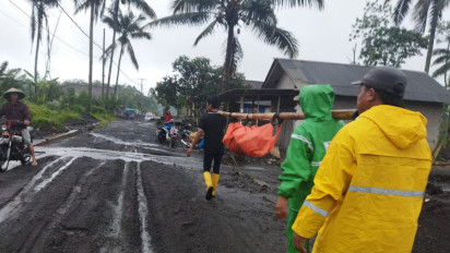 Lagi, Penemuan Kerangka Manusia Korban Erupsi Gunung Semeru dengan Uang Tunai Rp1,3 Juta di Kantong Celananya