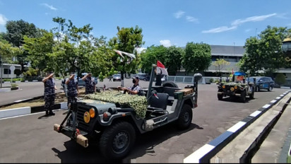 Jelajah Situs Bersejarah di Jawa Timur, Tim Ekspedisi Maritim TNI AL Tiba di Surabaya