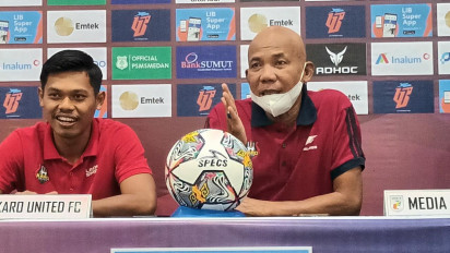 Senyum Sumringah Suharto AD Amankan 3 Poin Atas PSPS Riau