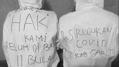 Miris, Intensif Covid-19 Para Nakes di RSUD dr. Slamet Garut Belum Dibayar Selama 11 Bulan