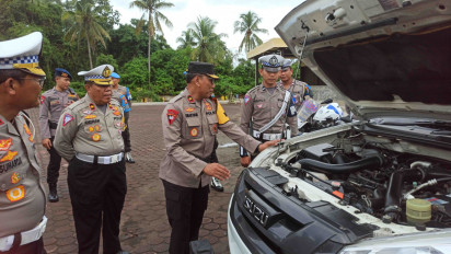 Cek Kesiapan Operasi Zebra, Wakapolda Semprit Personel Ditlantas Polda Bengkulu