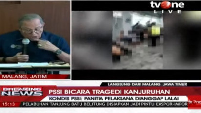 Imbas Tragedi Kanjuruhan, Ketua Pelaksana Dijatuhi sangsi, PSSI: Tak Boleh Jadi "Ketuplak" Seumur Hidup