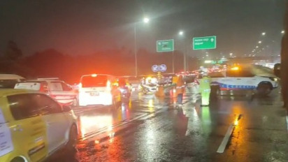Tol BSD Kembali Terendam Banjir, Akses dari Serpong ke Jakarta Serta Sebaliknya Lumpuh Total