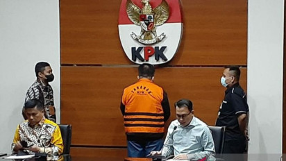 KPK Tahan Tersangka Penyuap Hakim Agung Sudrajad Dimyati