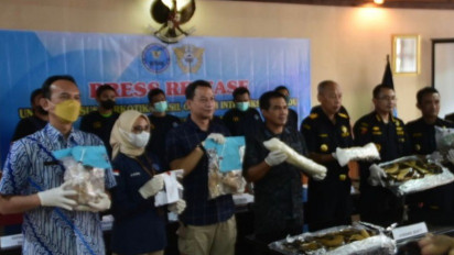 BNNP Jateng Ungkap Penyelundupan 2,9 Kilogram Sabu Jaringan Internasional