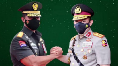 Ucapkan Selamat HUT ke-77 TNI, Kapolri: TNI Adalah Kita