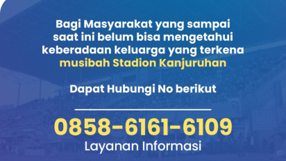 Dinkes Malang Bagikan Kontak Krisis Center Korban Tragedi Kanjuruhan, Ini Nomornya