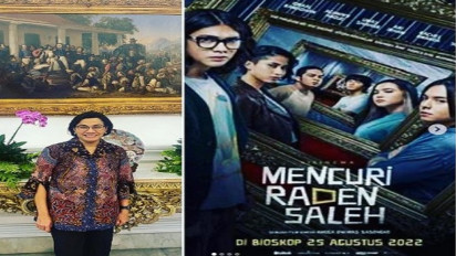 Begini Reaksi Sri Mulyani Nonton Film Mencuri Raden Saleh, Menkeu Sebut Iqbal Ramadhan Keren!