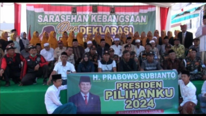 Cucu Pendiri NU Gelar Deklarasi, Dukung Prabowo Nyapres