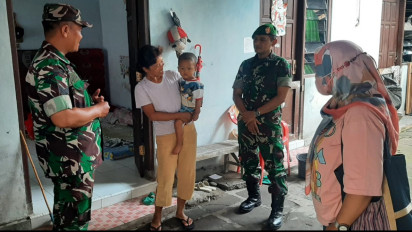 HUT TNI ke-77, TNI AD di Yogyakarta Peduli Anak Stunting