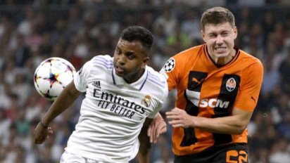 Real Madrid Atasi Perlawanan Shakhtar Donetsk dengan Skor Tipis 2-1
