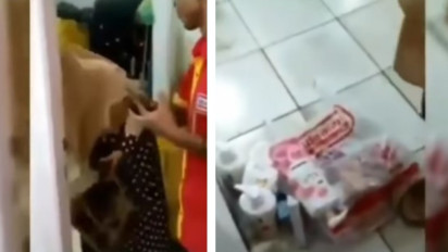 Viral Video Pegawai Minimarket Tampar Seorang Ibu-ibu yang Tertangkap Basah Mencuri Tuai Kecaman Netizen