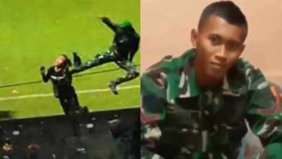 Oknum TNI Pelaku Tendangan Kungfu Akui Khilaf dan Salah, Rumah Suporter Arema Didatangi Pangdam V/Brwijaya, Dudung Katakan Ini