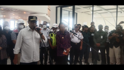 Ditinjau Menhub Budi Karya, Ini yang Membuat Segitiga Pelabuhan Sanur-Sampalan-Bias Munjul Bakal Dongkrak Wisatawan
