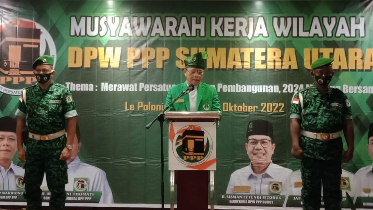 Jalani Penjajakan Suara kader PPP Sumut Dihadapan Plt Ketua Umum Mardiono, Deklarasi Capres Ganjar Pranowo pada Pilpres 2024
            - galeri foto