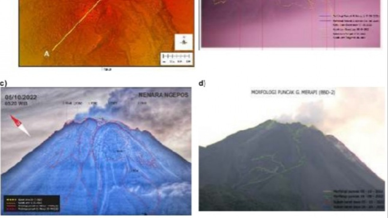 Gunung Merapi dalam Sepekan, Volume Kubah Lava Sisi Barat Daya Sebesar 1.626.000 Meter Kubik
            - galeri foto