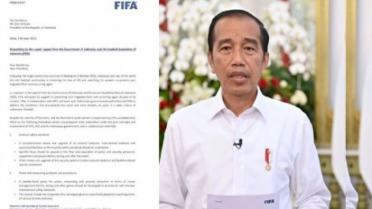 Ini Alasan Utama FIFA Berkantor di Indonesia, Jokowi Sebut Poin-poin Isi Suratnya