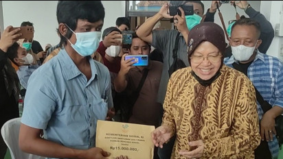 5 Keluarga Suporter Meninggal Dunia di Blitar, dapat Santunan dari Menteri Sosial