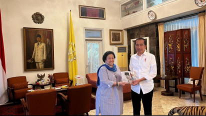 Ini yang Dibahas Dalam Pertemuan Jokowi dan Megawati di Batutulis Selama 2 Jam