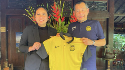 Pertandingan Indonesia vs Malaysia Disaksikan Langsung oleh Datuk Hamidin: Kita Saudara Serumpun