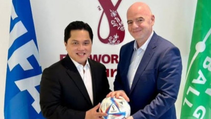 Erick Thohir Mengaku Sudah Dekat dengan Presiden FIFA Gianni Infantino Sejak Lama