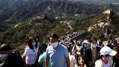 Libur Nasional Selama 7 Hari, China Peroleh Rp617 Triliun dari Wisatawan Domestik