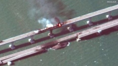 Putin Tuding Ledakan Jembatan Krimea Ulah Ukraina