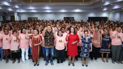 Ribuan Relawan Mak Ganjar di NTT Sasar Pemilih Perempuan
