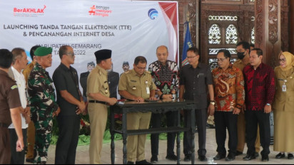 Terapkan Inovasi Tanda Tangan Elektronik, Pemkab Semarang Terapkan Sistem Paperless