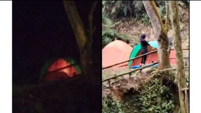 Viral Video Tenda Bergoyang, Pasangan Muda-Mudi Lagi Asyik ´Indehoi´ di Perkemahan Gunung Salak 