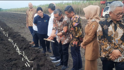 Menteri BUMN, Erick Thohir : Targetkan Indonesia Mencapai Swasembada Gula Pada 6-8 Tahun Mendatang