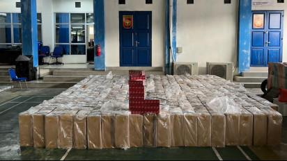Bea Cuka Langsa Aceh Amankan 2 Juta Batang Rokok Ilegal Jenis Sigaret Jalur Darat