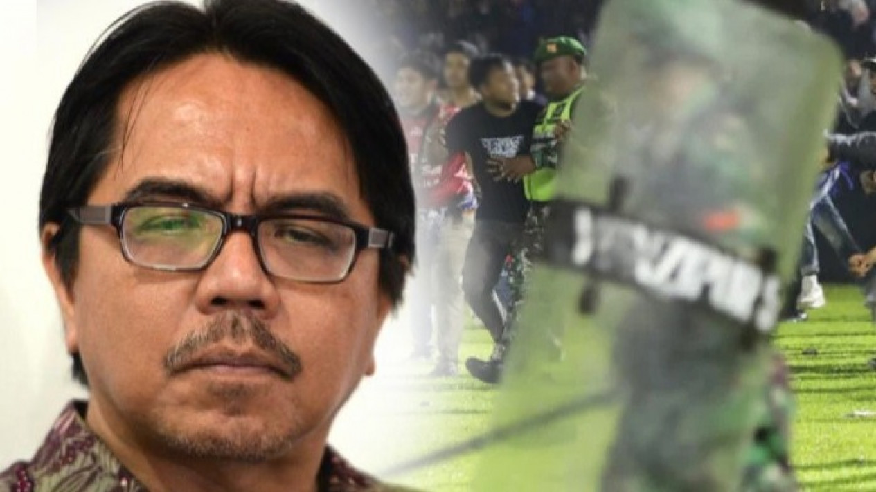 Aremania Vs Ade Armando Memanas, Ucapan Ade Soal Suporter Arema FC Sok Jagoan, Petentengan, dan Biang Kerok Kerusuhan di Kanjuruhan Dipermasalahkan
            - galeri foto