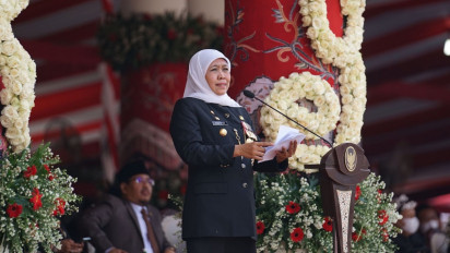 Hadapi Ancaman Krisis Global, “IKI” Jurus Jitu Gubernur Khofifah, yang Disampaikan saat Peringatan HUT Jatim ke-77