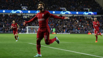 Hat-trick Salah Lengkapi Pesta Liverpol 7-1 atas Rangers di Liga Champions