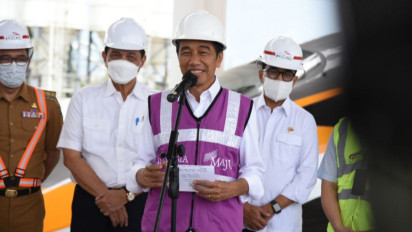 Akui Tanahnya Sulit Dikendalikan, Presiden Jokowi Sebut Pembangunan Kereta Cepat Jakarta - Bandung Sudah 88,8 Persen