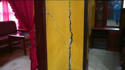 Puluhan Rumah di Dua Desa Tulungagung Selatan Terdampak Pergerakan Tanah