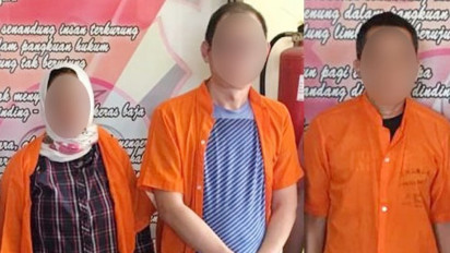 Subdit Tipikor Ditreskrimsus Polda Sulut Tahan Empat Tersangka Korupsi Dana Rehabilitasi Jalan di Bolmong