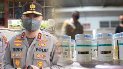 Minta Barang Bukti 10 Kg Sabu pada Kapolres, Terungkap Tes Urine Irjen Teddy Minahasa Positif