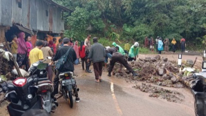 Ada 3 Titik Longsor di Jeneponto, 3 Orang jadi Korban