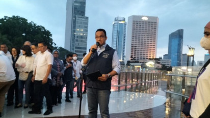 Anies Baswedan Minta ke TransJakarta Agar Halte Bundaran HI Bisa Diakses oleh Semua Masyarakat