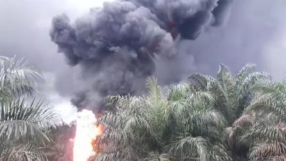 Sebanyak Enam Sumur Minyak Mentah Ilegal Terbakar, Warga Dilarang Mendekat