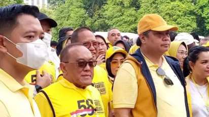 Didampingi ARB, Airlangga Hartarto Bulatkan Tekad Menangkan Pemilu 2024