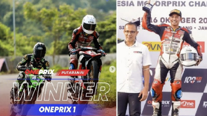 Keberuntungan Lucky Hendriansya Bikin Balapan Oneprix 1 Expert Makin Seru