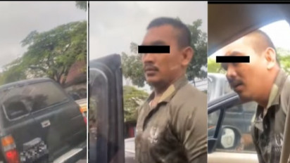 Viral Pengendara Arogan Pelat Hitam Pakai Strobo, Nekat Menghadang dan Pukul Pengendara Lain, Tuai Kecaman Netizen